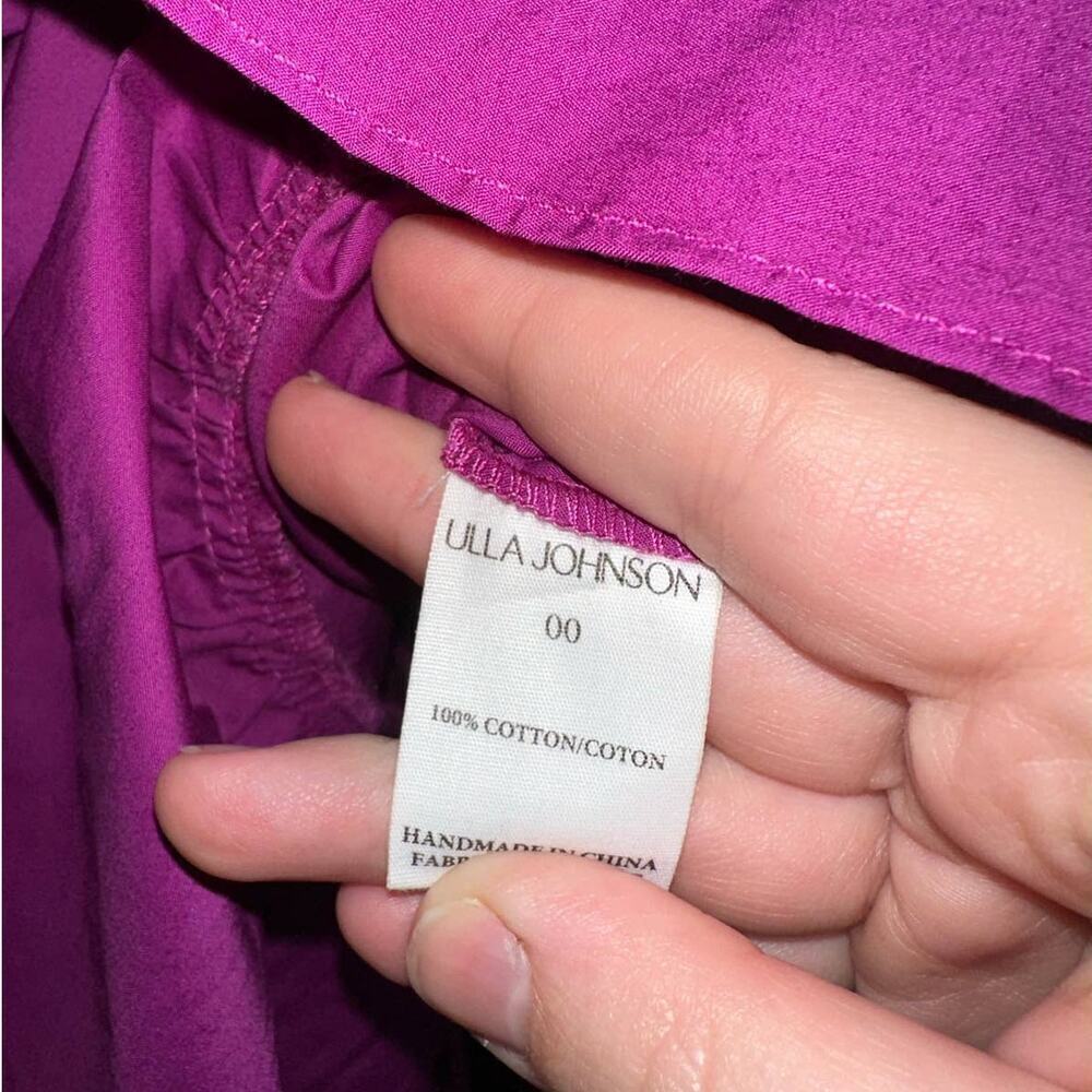 Ulla Johnson Giselle Tiered Mini Dress in Orchid Long Sleeve Size 00/XS Purple - Picture 10 of 13